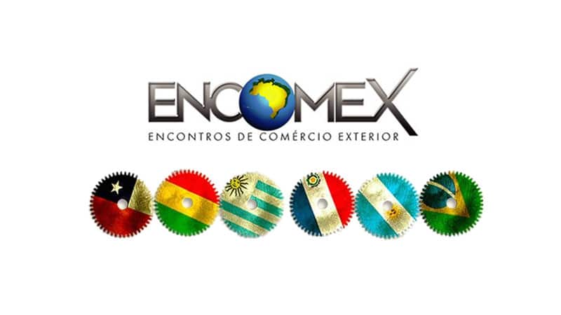 Estrutura de estande da Laux Brasil no Encomex Curitiba 2014