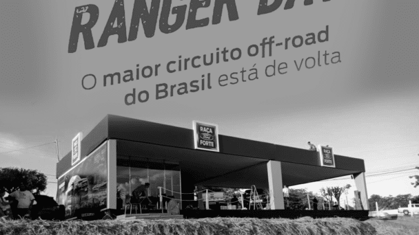 Estande externo da Ford no Ranger Day 2019 montado pela LX BR