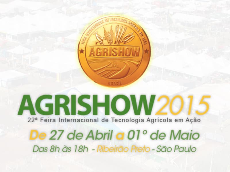 Estandes montados pela LX BR na Agrishow 2015 em Ribeirão Preto-SP